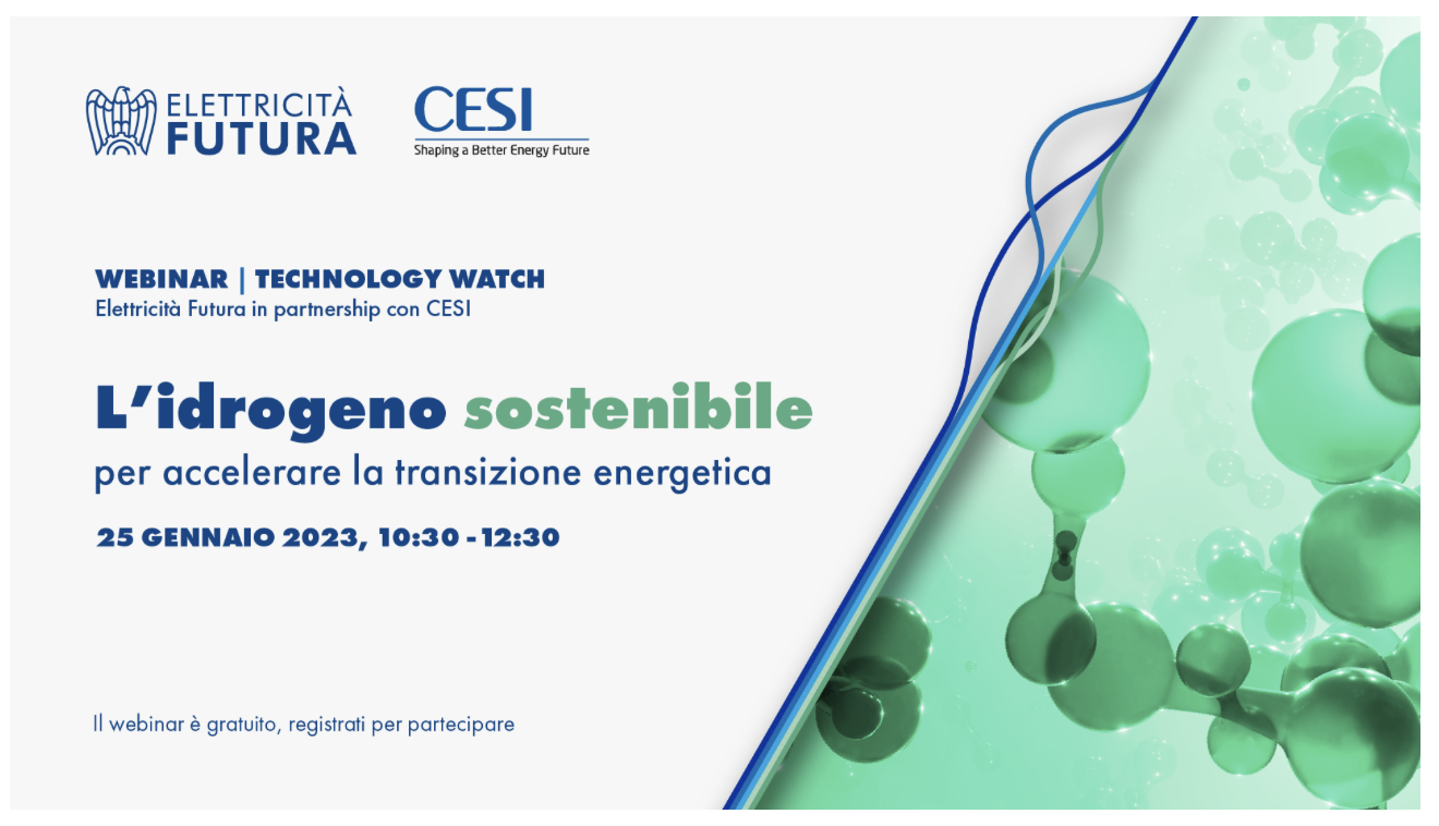 L&rsquo;idrogeno sostenibile per accelerare la transizione energetica